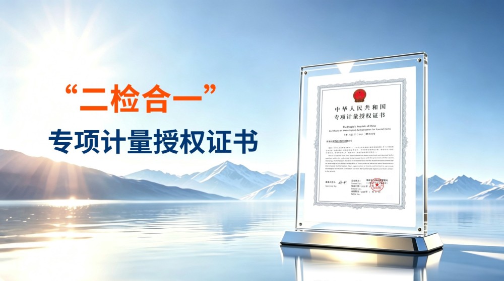 丰博智能水联网荣获“二检合一”专项计量授权证书